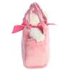 Authentic Aurora World Princess Cat Plush Toy with Cute Pink Bag.