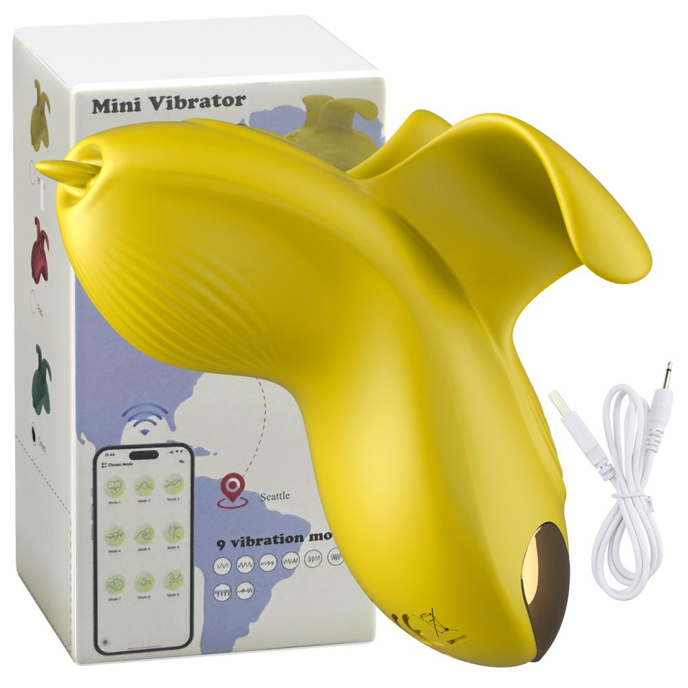 Beginner Mini Finger G Spot Vibrator Clit Nipple Orgasm Massager 9 Frequency Female Masturbation Lesbian Sex Toys for Couples