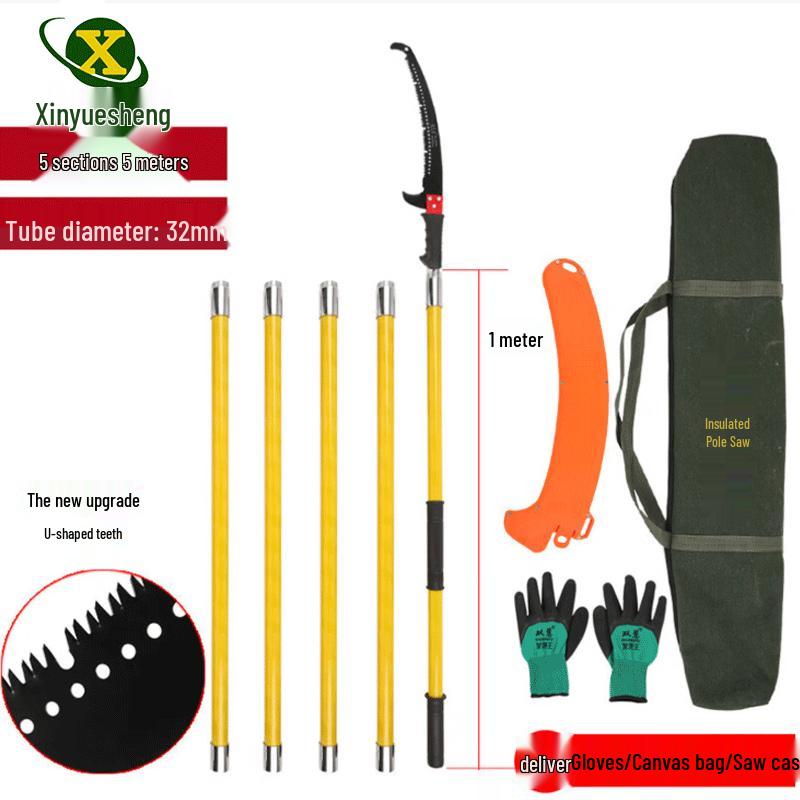 Insulated Telescopic High Branch Pruning Saw
