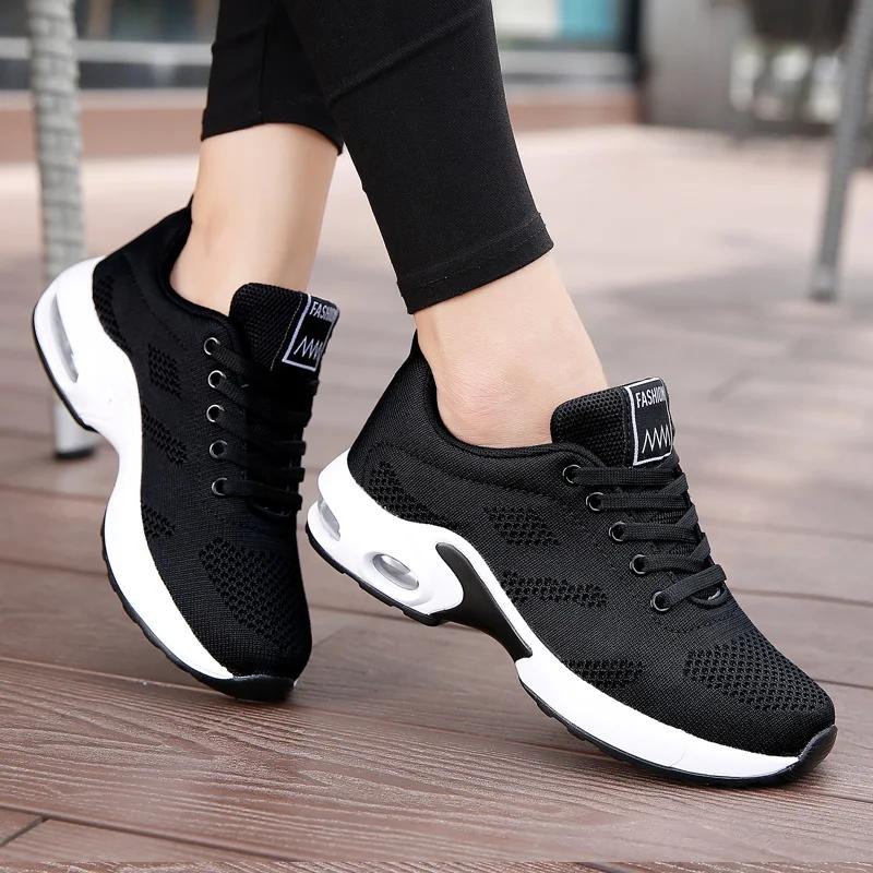 Women Platform Casual Sneakers Shoes Mesh Breathable Running Shoes Chunky Summer Sports Tenis Shoes Luxury Vulcanize Shoes