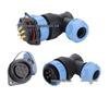 SP29 Elbow Rhombus Socket Waterproof Aviation Connector, 2-26 Core, Weipu IP68 Industrial Plug-In Connector