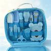 Cloth Baby 13piece Set Care Bag Nasal Aspirator Nail Clipper Cartoon Design Daily Cleaning Essentials