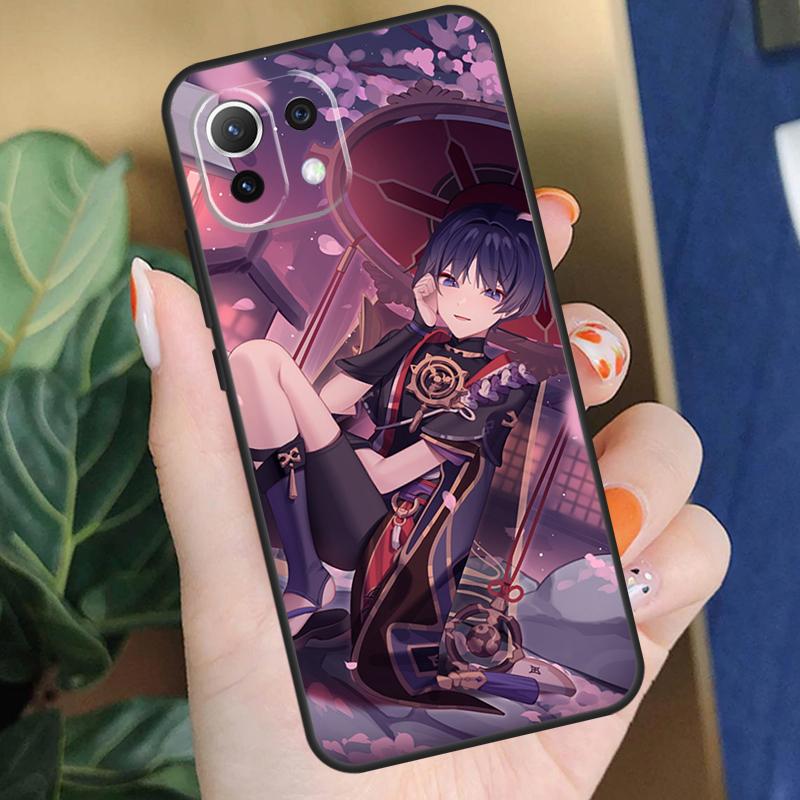 Scaramouche Genshin Impact Case For Xiaomi 15 14 Ultra 13T 14T 15T Pro 17 Pro Max POCO X7 Pro X5 X6 F5 F6 F7 F8 Coque