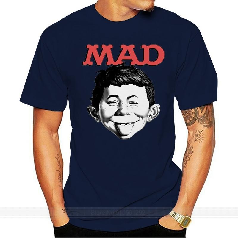 New Mad Alfred E Neumann Men's White Shirt Sizes S M L XL 2XL TEE Shirt Brand Clothing Tops