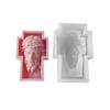 Stampo in Silicone Statua Croci 3D Scultura Busto Unico Stampo Candela Stampo Resina Gesso Ornamento Regalo Fatto a Mano per Artigianato