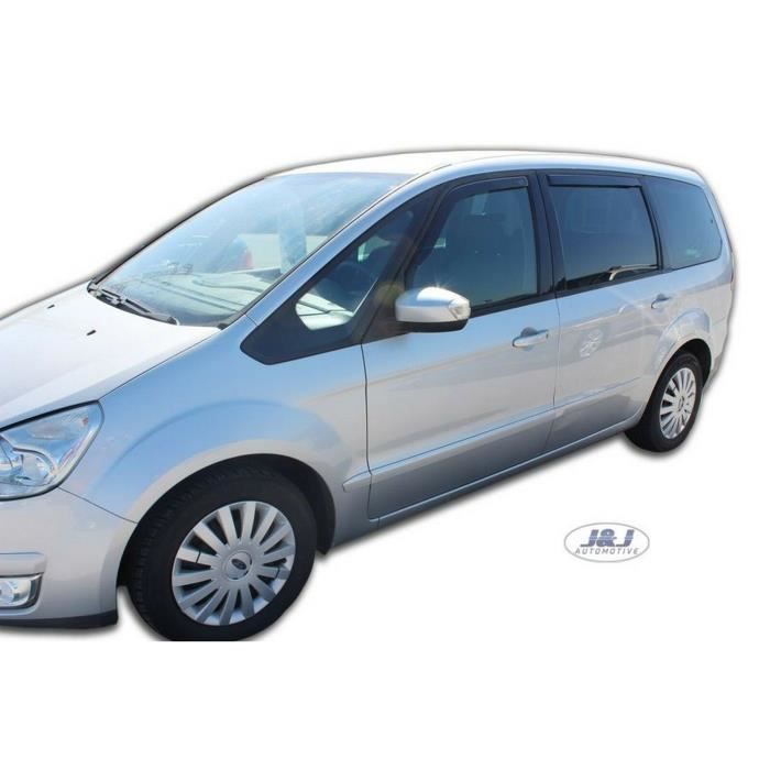 Déflecteurs d'air - J&J AUTOMOTIVE - Ford Galaxy 2006-2015 - Fumé - Acrylique renforcé - Installation facile