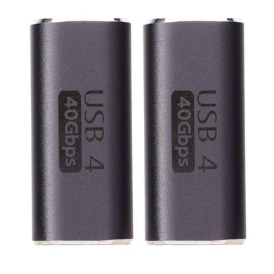 Adapter Typ C do Typ C Żeński do Żeńskiego 40Gbps Transfer Danych 100W Szybkie Ładowanie USB C Prosty