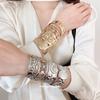 Metal Ocean System Pleated Starfish Open Bracelet Niche Ins Wind Bracelet Light Luxury High-end Jewelry Women