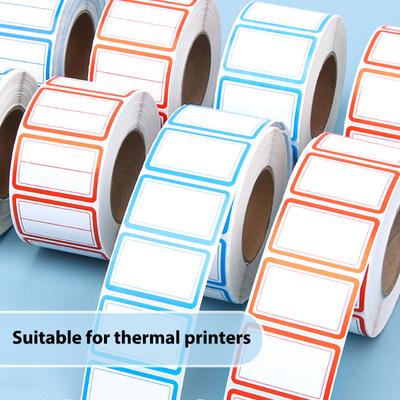 Self-Adhesive Label Stick,1000 Sheets/Roll Sticky Notes,Printable And Handwritable,Adhesive Paper,Office And Study Supplie