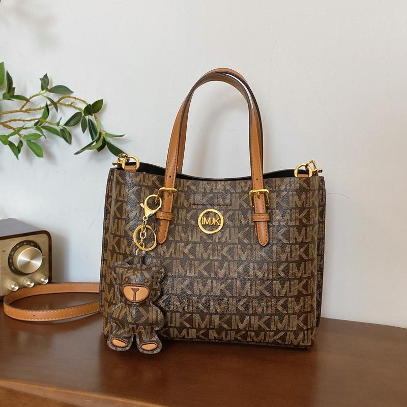 

Women s bag new fashion and high-end single shoulder oblique span bag large-capacity handbag niche design 26cm*27cm*20cm кавовий