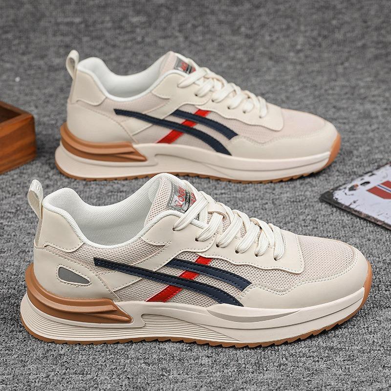 Men's Sneakers Luxury Mesh Breathable Casual Running Shoes Men's Tennis Training Shoes Lace-up Men's Shoes