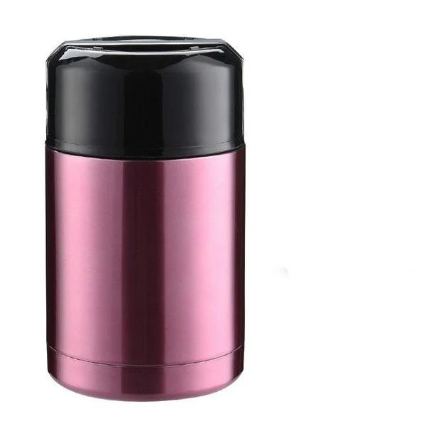 1Pc Large Capacity 800ML/1000ML Thermos Lunch Box Portable Stainless Steel Food Soup Containers Vacuum Flasks Thermocup