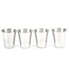 4pcs/set 30ml Portable Stainless Steel Wine Cup Set Drinking Liquor Alcohol Whisky Vodka Mug Travel Barware Accessories