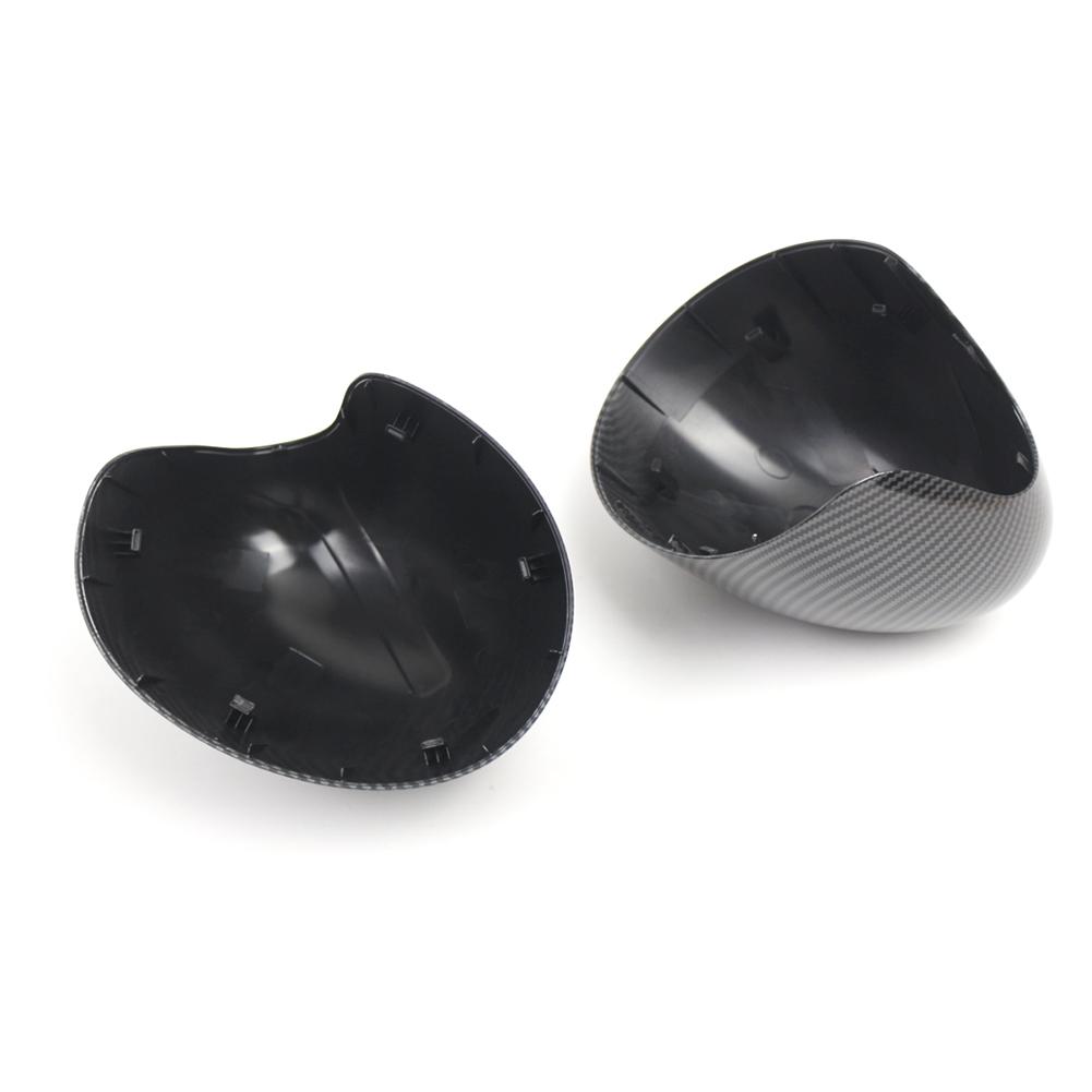 Car LHD Carbon Pattern Side Mirror Cover For Mini Cooper F54 F55 F56 F60 L+R 14-19 Side Wing Rearview Mirror Cover