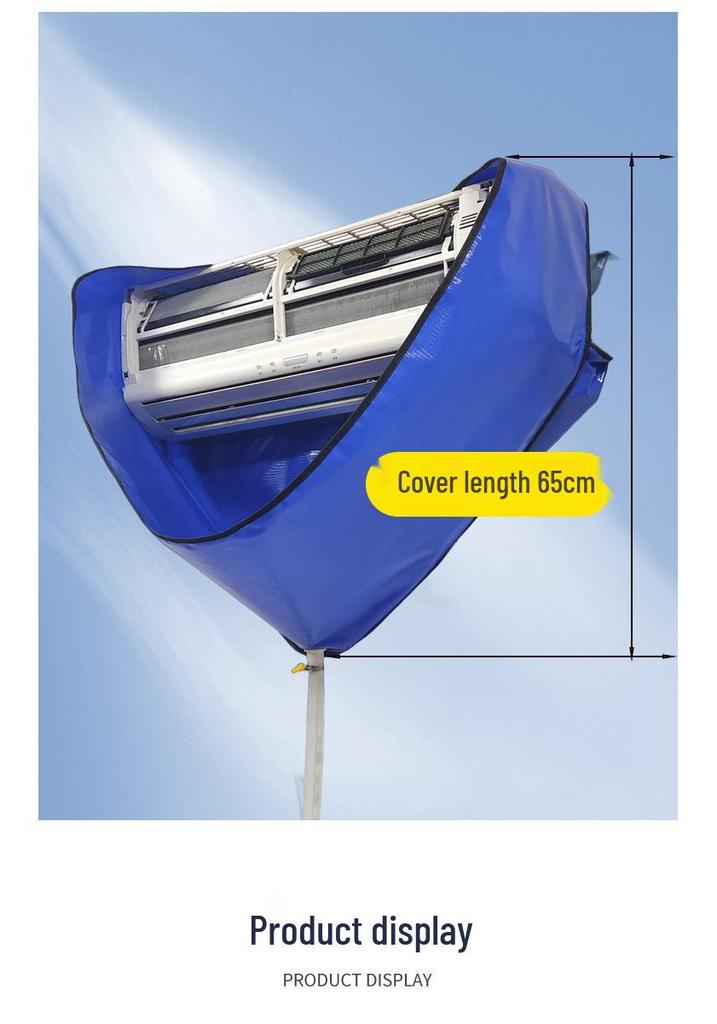 Universal Waterproof Air Conditioner Cleaning Bag (1-3 HP) - Dustproof Wall-Mounted Cover 2026