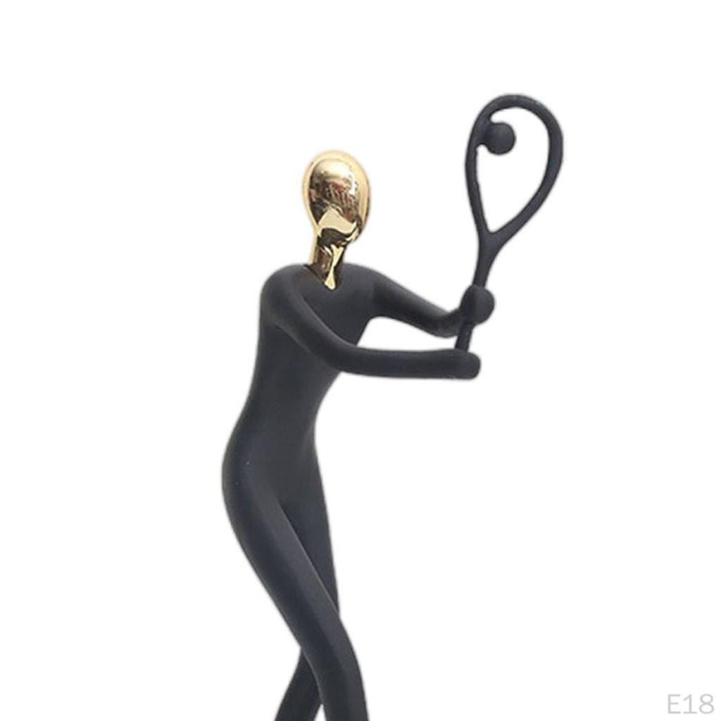 Abstract Resin Sports Sculpture - Modern Decoration for Office And House