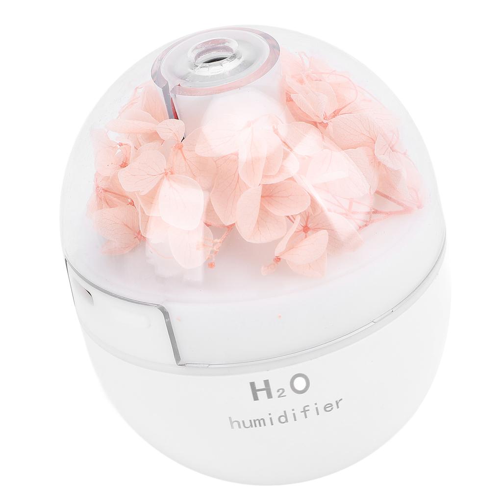 Konservierte Blume USB Luftbefeuchter mit 2 Nebelmodi 120 ml Wassertank Ätherischer Öldiffusor Nacht