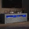 VidaXL TV Stand with LED Lights, Television Cabinet, Living Room TV Unit, Low Cabinet for Interior Living Room, 804359