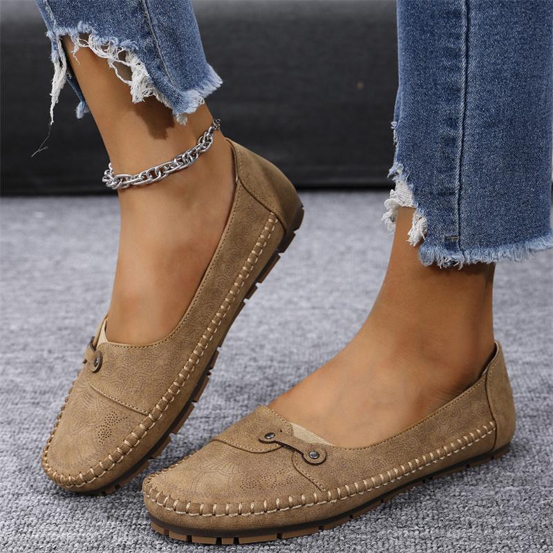 Spring Autumn New Women's Flat Shoes Soft and Comfortable Walking Light Non-slip Loafers Fashion Casual Women's Shoes Size 35-44