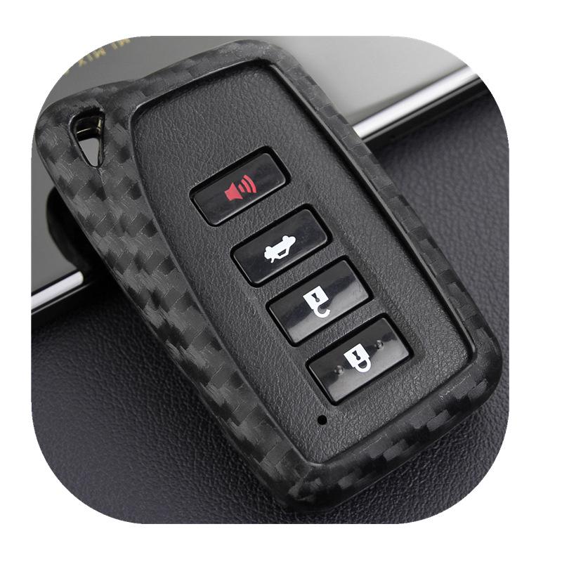 Lexus Smart Series Carbon Fiber Silicone Remote Key Cover