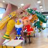 2026 World Cup Keychain with Cartoon Mascot Charm, Fan Merchandise Car Decor, Cute Soccer Trophy Pendant Gift for Supporters