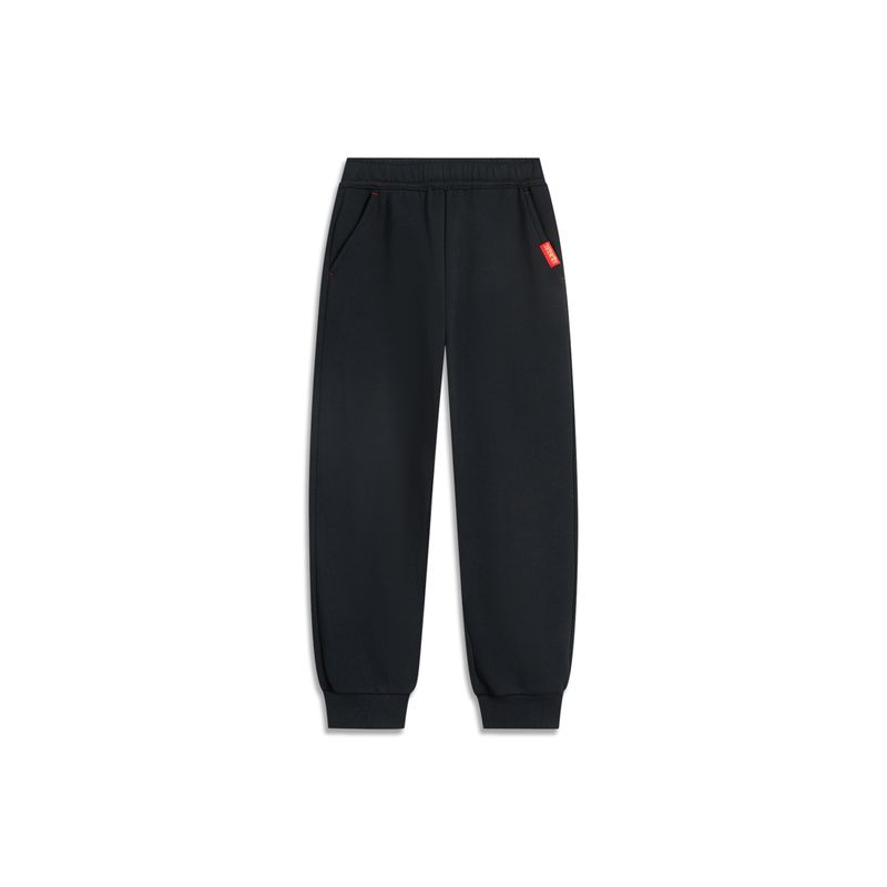 

Li Ning Children s Sweatpants Men s Little Kid Older Kid Sports Life Series Pants Spring Pants Leisure Tappered Knitting Children s Clothing Black 170