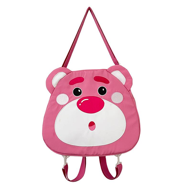 

Boys And Girls Shoulder Bag Cartoon Cute Doll Baby Bear Backpack Dual-Purpose Children S Bag