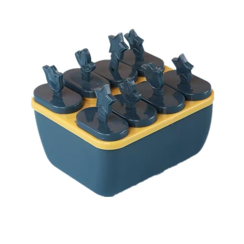 Popsicle Mould Tray 8 Cell Ice Cream Maker Multi Cell Reusable DIY Freezer Kitchen Tool For Kids Summer Party Treats