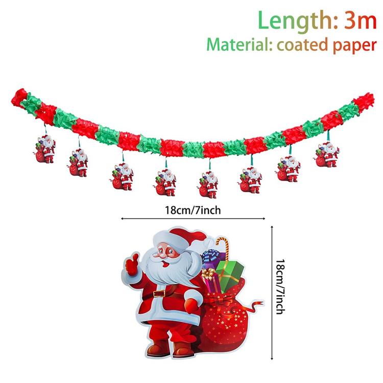 Christmas Banner 2025 Merry Christmas Decorations for Home Garland Santa Claus Navidad Natal Xmas Gift Noel Decor New Year 2025