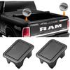 Moonlinks Ram 1500 Stake Pocket Covers, Rear Truck Bed Rail Stake Pocket Cover Compatible with Dodge Ram -2024 2025 2026(Set of 2)