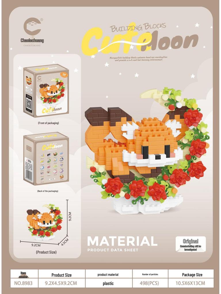 Compatible Lego Micro Cartoon Figurine Building Block - Educational Toy for Kids