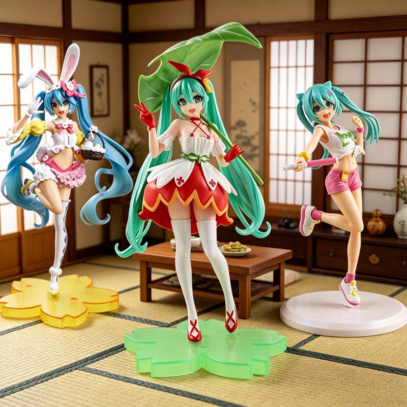 *Cute Anime Figure - Virtual Singer Hatsune Miku Manga Statue Pvc Action Figure Collectible20- 23Cmholiday Gifts Children'S Gif