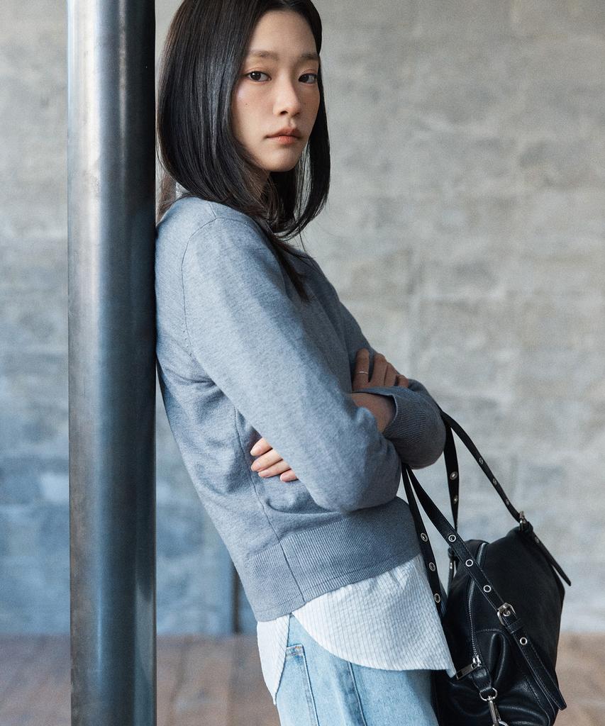 MIXXO [Essential] Round Neck Pullover_Miwkag320T