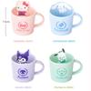 For Sanrio Collaboration Ceramic Mug Cartoon Pattern Coffee/Milk Cup Cute Hellokitty/Kuromi Design Mug Home Breakfast Water Cup