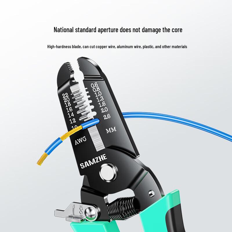 Shanze 7-inch Multi-function Wire Stripping Pliers