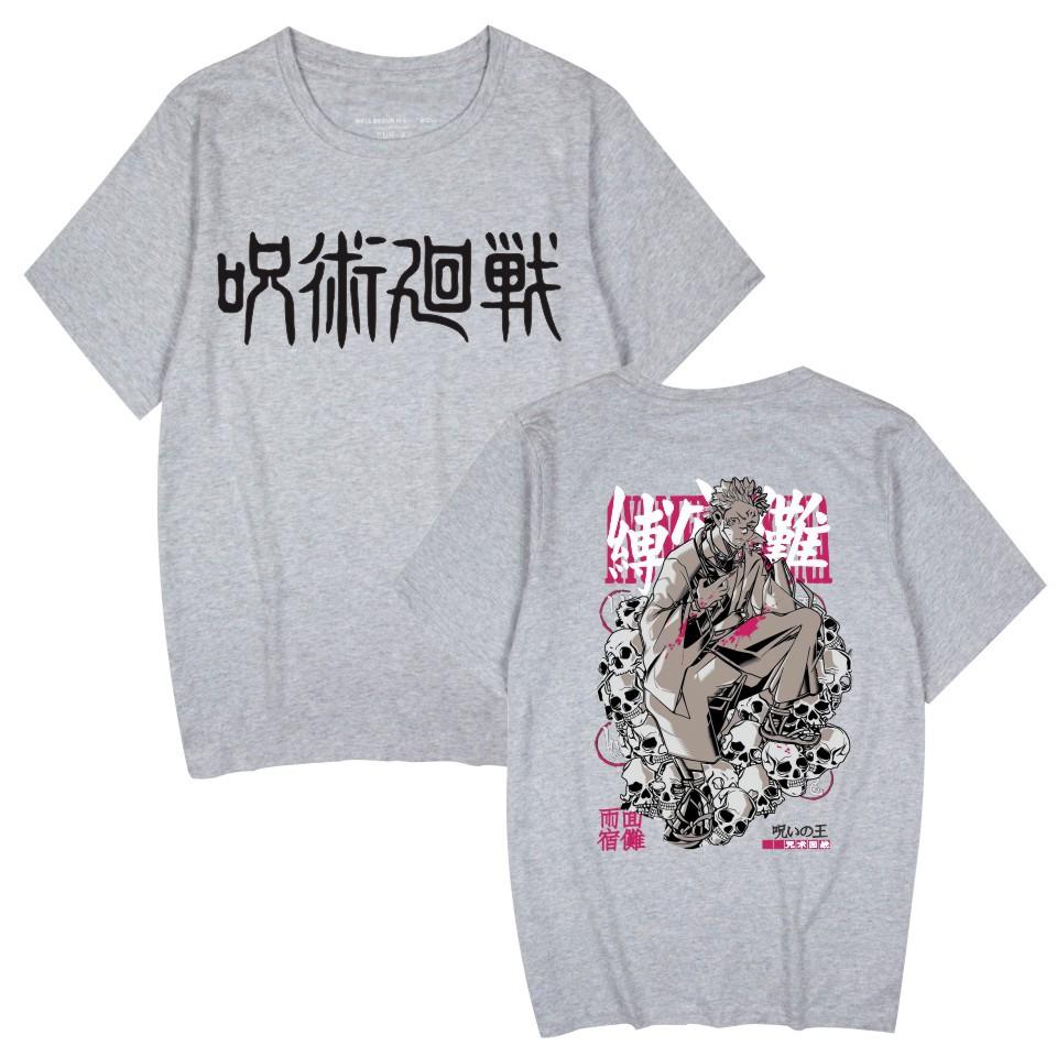 Men T-shirt Fashion Jujutsu Kaisen Cartoon Character Anime Printed Women T-shirts Tee Shirt Summer Casual Short Sleeve Tops