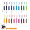 ZEBRA Sarasa Clip Gel Ballpoint 20 Pen, 0.5mm, Colors, JJ15-20CA