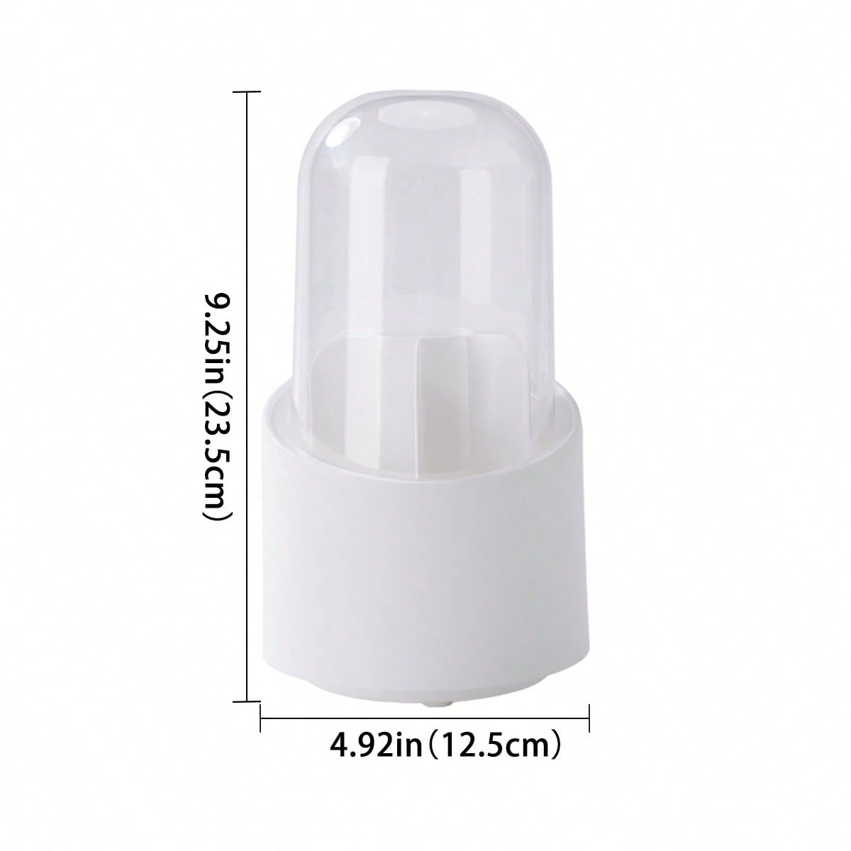 

Rotating Makeup Brush Storage Box Portable Multi function Dust Proof Desktop Organizer Lipstick Shadow Cosmetic Holder