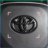 1Pc Car Steering Wheel Logo Sticker Badge Interior Decoration For Toyota TRD Camry Corolla RAV4 CHR Yaris Auris