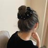 Elegant Faux Faux Pearls Hair Band Elastic Scrunchies Stylish Hair Tie For Women Girls Party Event Fashion Accessories Gift
