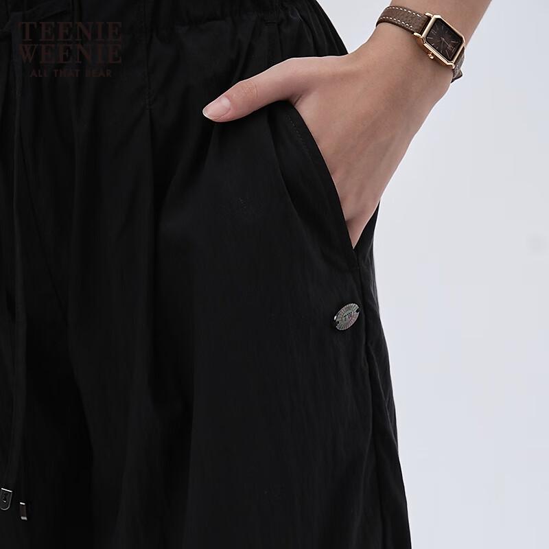 Teenie Weenie Women's Lyocell Blend Relaxed Fit Casual Trousers