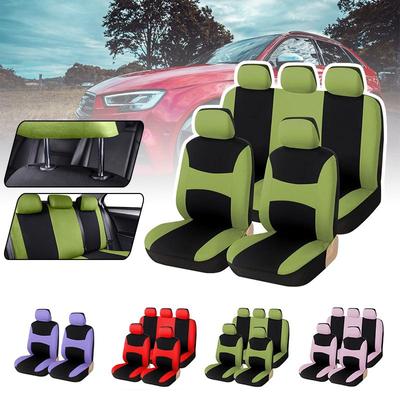 9 Pcs Car Seat Cover, Full Set of Universal Car Seat Cover, Car Seat Protective Cover, Suitable for Most Cars