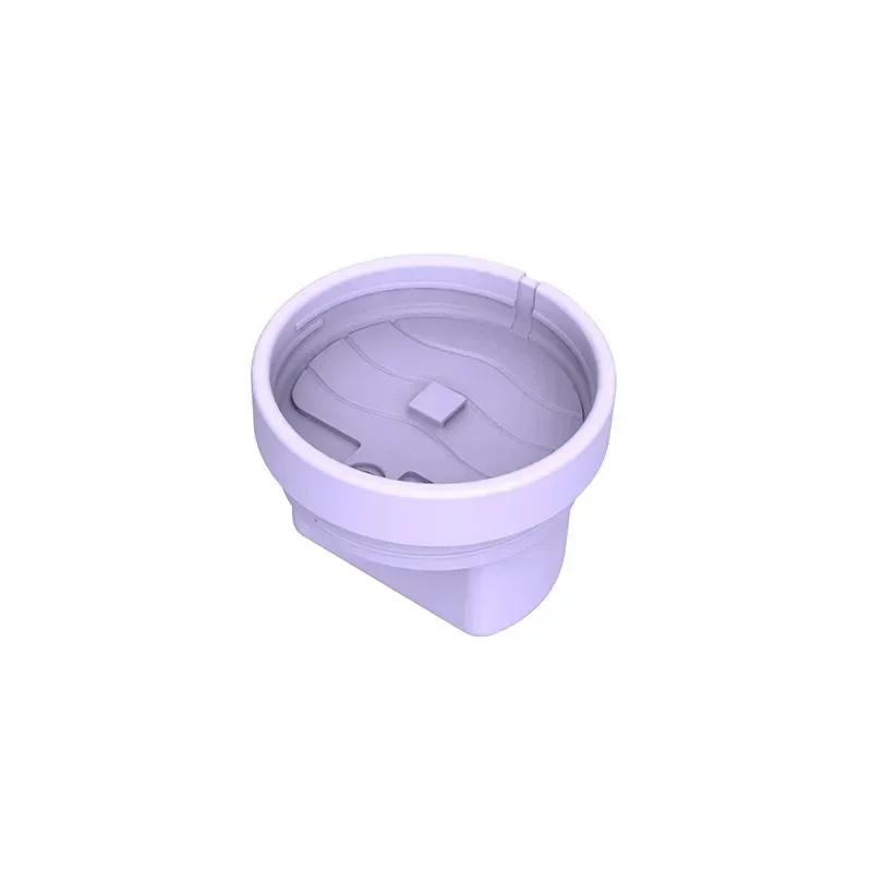 

For 40oz Stanley Silicone Ice Cream Container Cup Cover with Lid Spoon Water Cup Accessories Reusable Freezer Storage Container фиолетовый