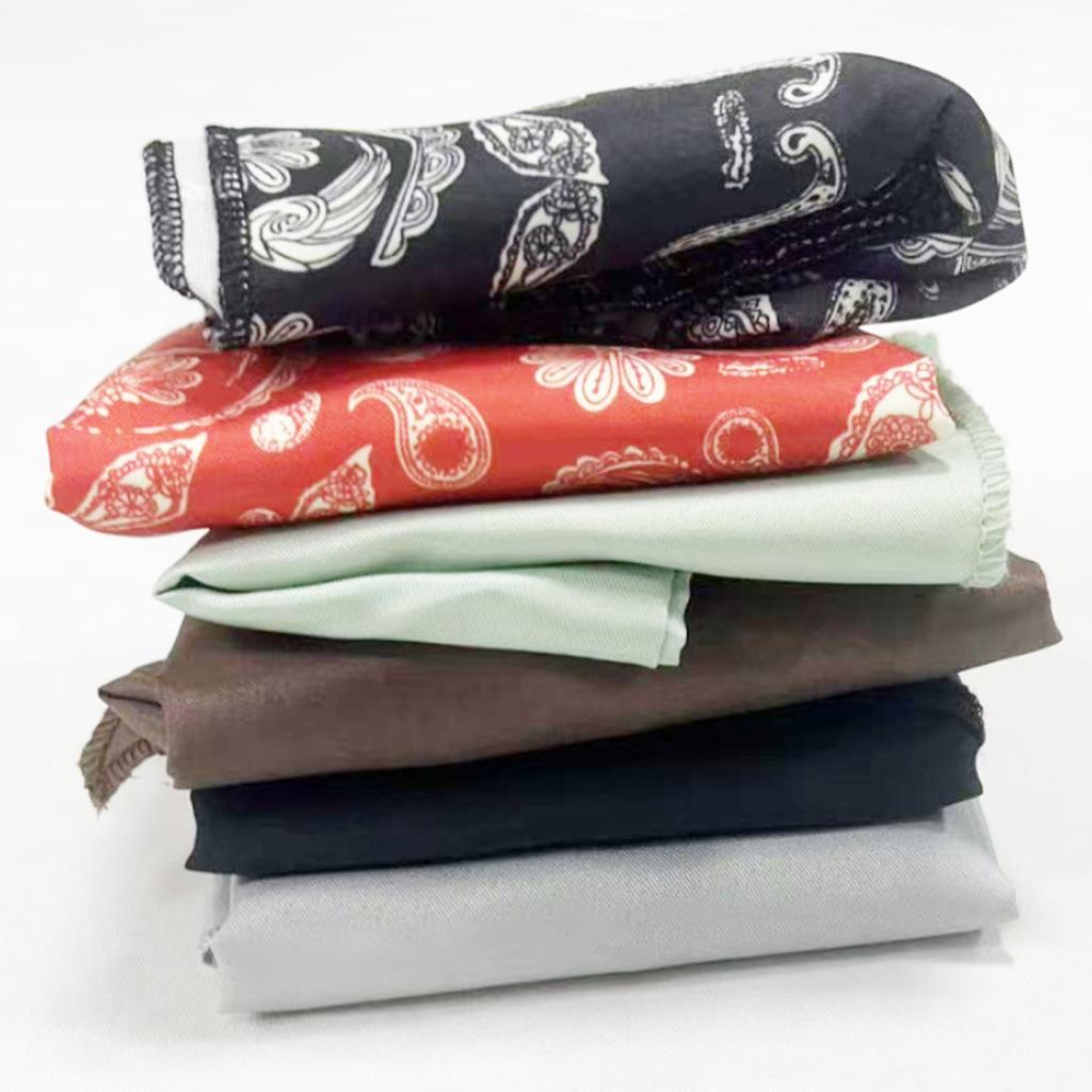 Hip Hop Durag Bandana Doo Rag Kopftuch für Damen Herren Quadratischer Turban Kopftuch Punk Kopfwickel Kopfbedeckung