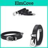 Fashion Alloy Pin Buckle Leather Belt For Women With Pu Material For Casual And Formal Wear