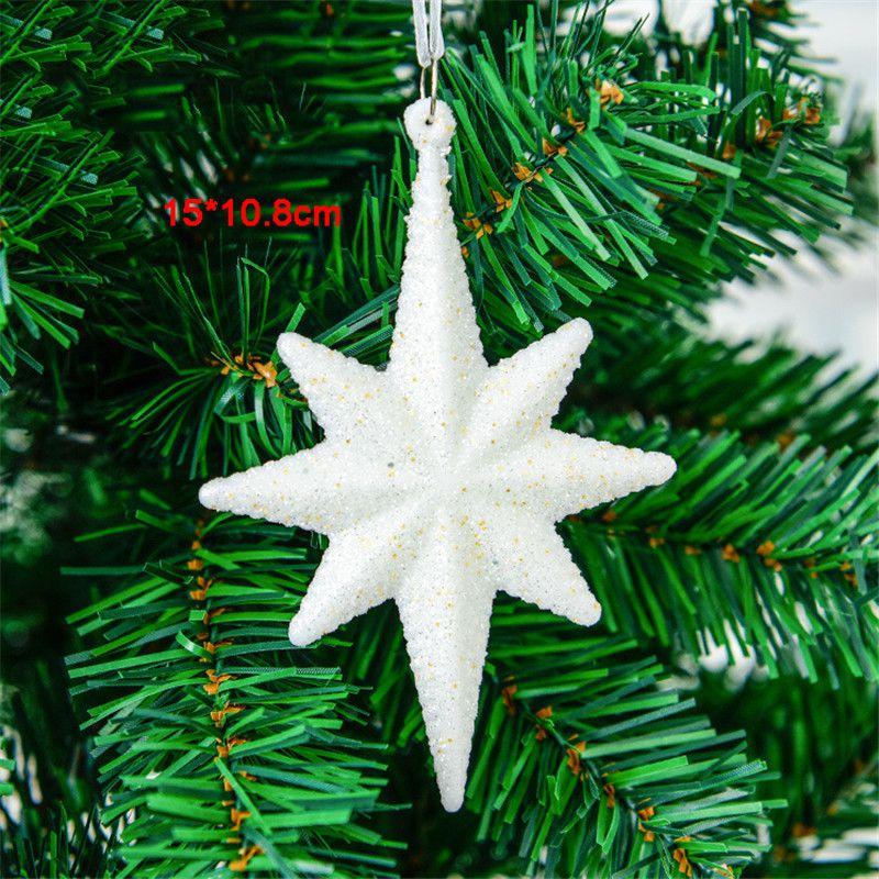 Elegant Christmas Tree Pendant Set With Shimmering Reindeer And Snowflake Baubles