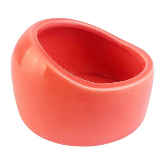 

Small Animal Bowl Hamster Food And Water Dish Pet Feeding Bowl Overturn-free Feeder C