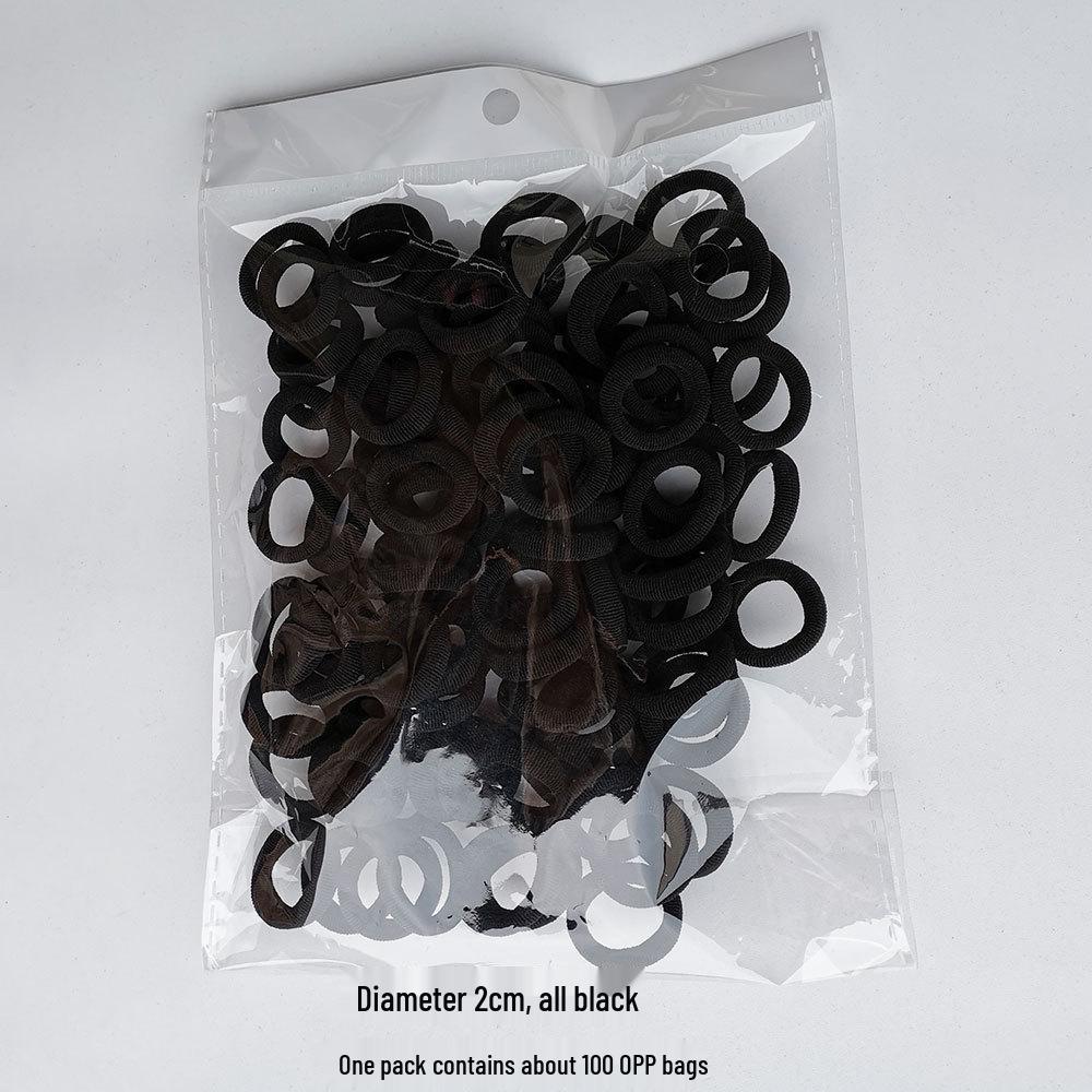 2cm Hochelastische Haargummis für Kinder - Sanfte, kleine Handtuchringe für Mädchen und Babys, Haarschonende Gummibänder