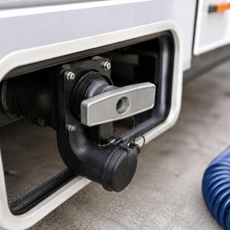 Motorhome Waste Tank Valves Drain Handle Repair Kit for Replacing Damaged Handles and Restoring Manual Gate Operation