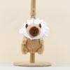 Capybara Cook Plush Pendant Toy Keychain Stuffed Doll Bag Decoration Gift Kids